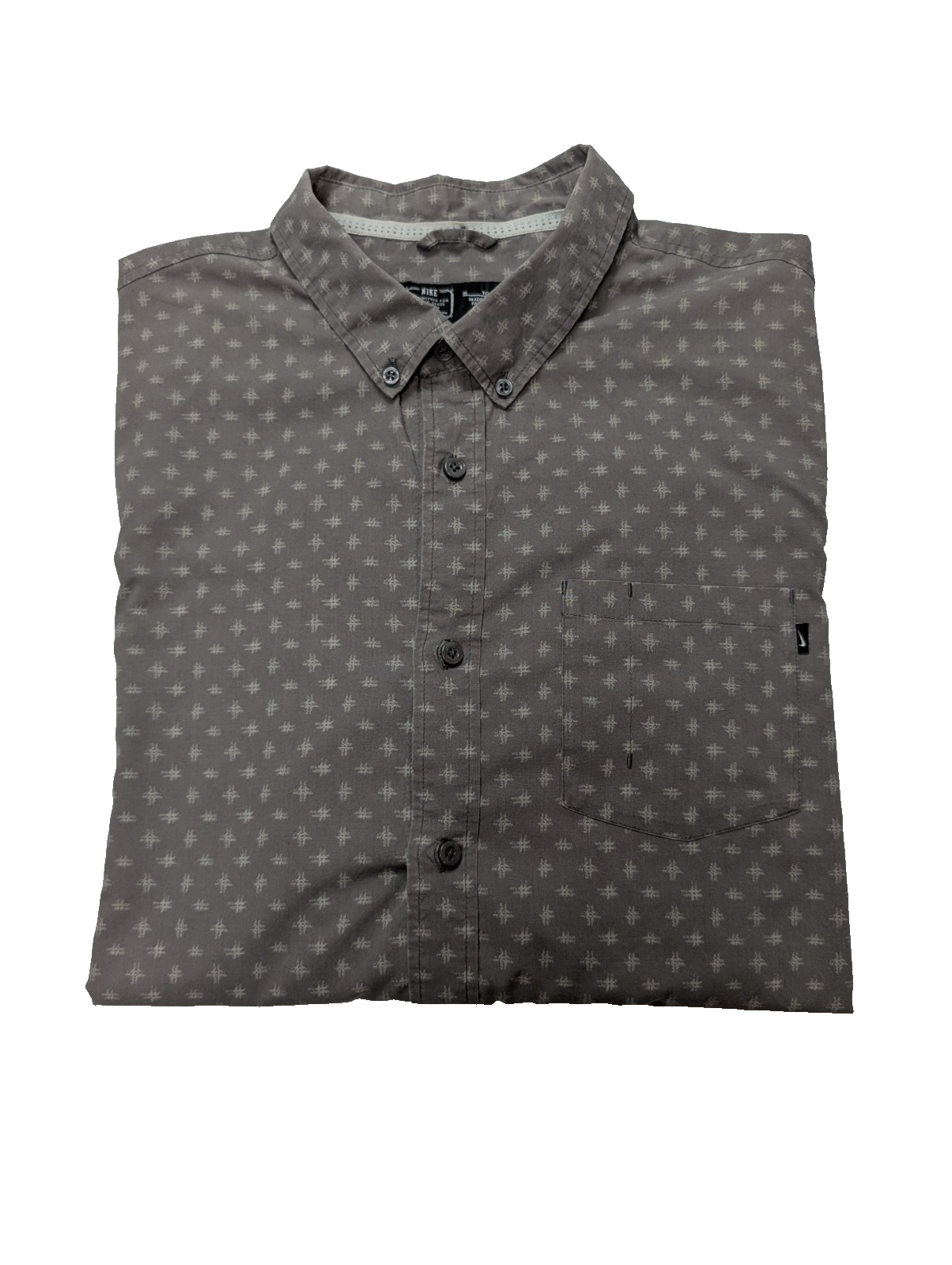 Chemise Nike kaki à motifs manches longues homme taille XL