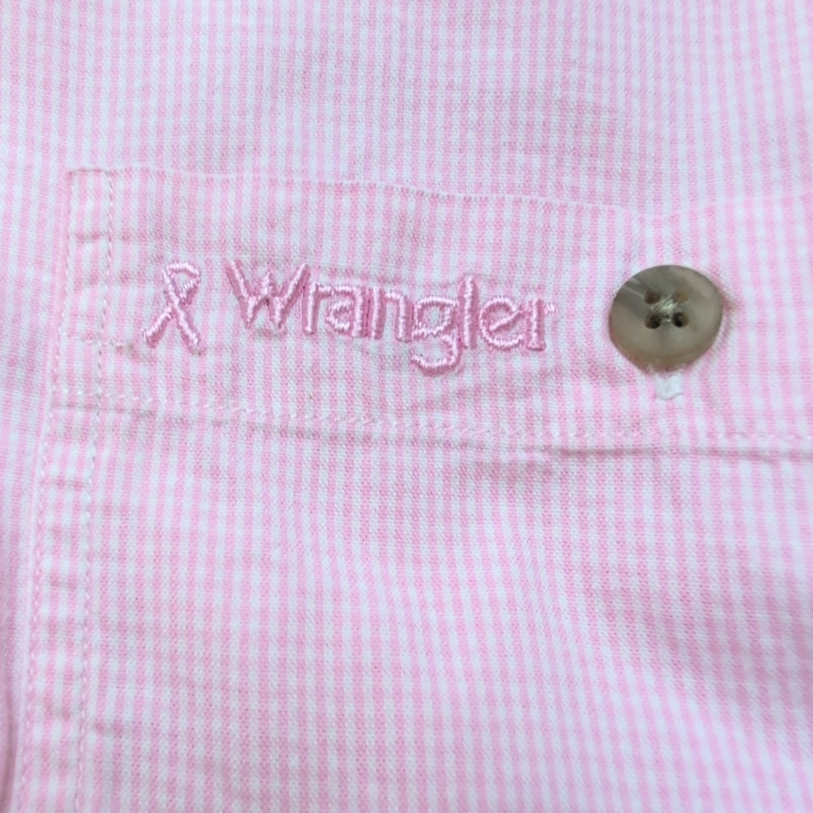 Chemise Wrangler Tough Enough To Wear Pink à Micro-Carreaux - Taille L/XL