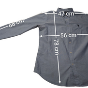 Chemise U.S. Polo ASSN bleu clair uni manches longues 1 poche taille L