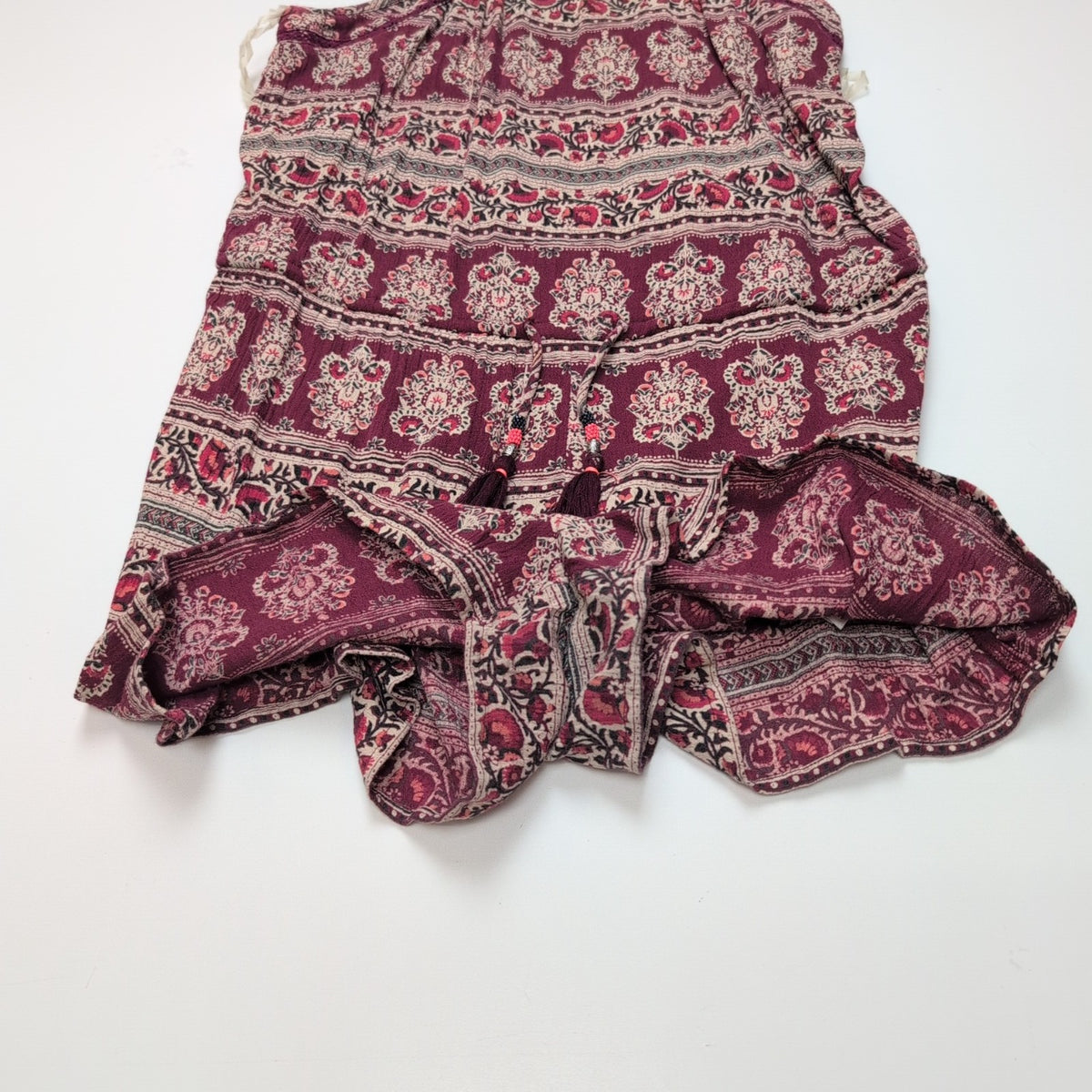 Combishort d'été American Eagle M Bordeaux Cachemire Coton Viscose