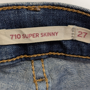 Jean Levi's 710 Super Skinny Femme Bleu Ultra Stretch W27 L30 T34/36
