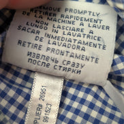 Chemise Polo Ralph Lauren Shirt Blake XL Vichy Bleu Logo Marine Button Down