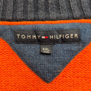 Gilet zippé Tommy Hilfiger orange Homme XXL Logo manche