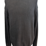 Pull Polo Ralph Lauren Noir sur Noir - Maille de Coton Dense - Taille XL / XXL