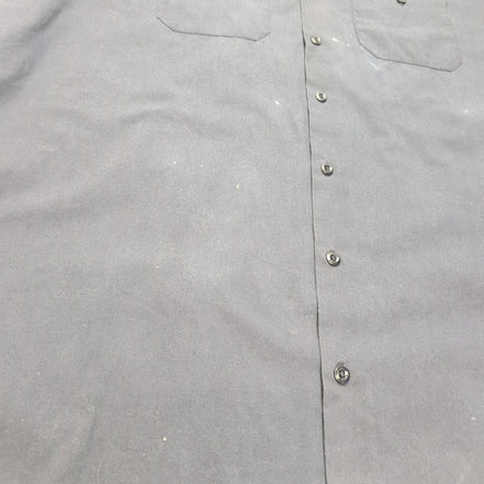 Chemise Dickies 5XL Rare Bleu Marine Workwear Made in Honduras Aérée