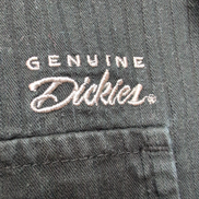 Chemise Dickies XL Noir Rayures Gaufrées 2 Poches Manches Courtes