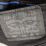 Jean Levi's 502 Femme Noir Ultra Stretch W26 T34 - Taille Réglable