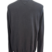 Pull col zippé Tommy Hilfiger vintage noir profond homme taille L/XL