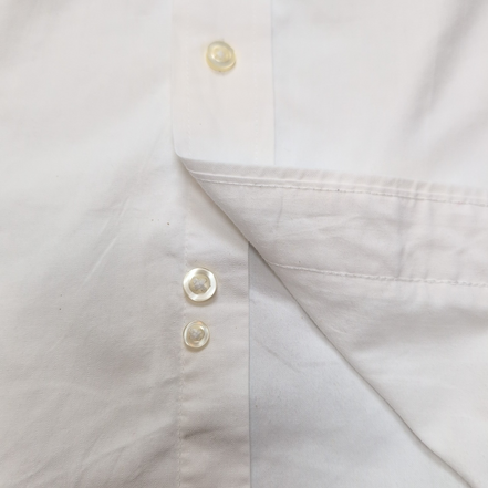 Chemise CHAPS Homme M Blanche Manches Longues Regular Fit 1 Poche