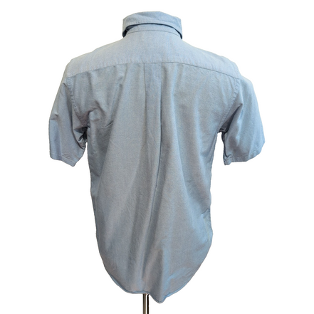 Chemise Ralph Lauren XL 18-20 Ans Bleu Big Pony Manches Courtes