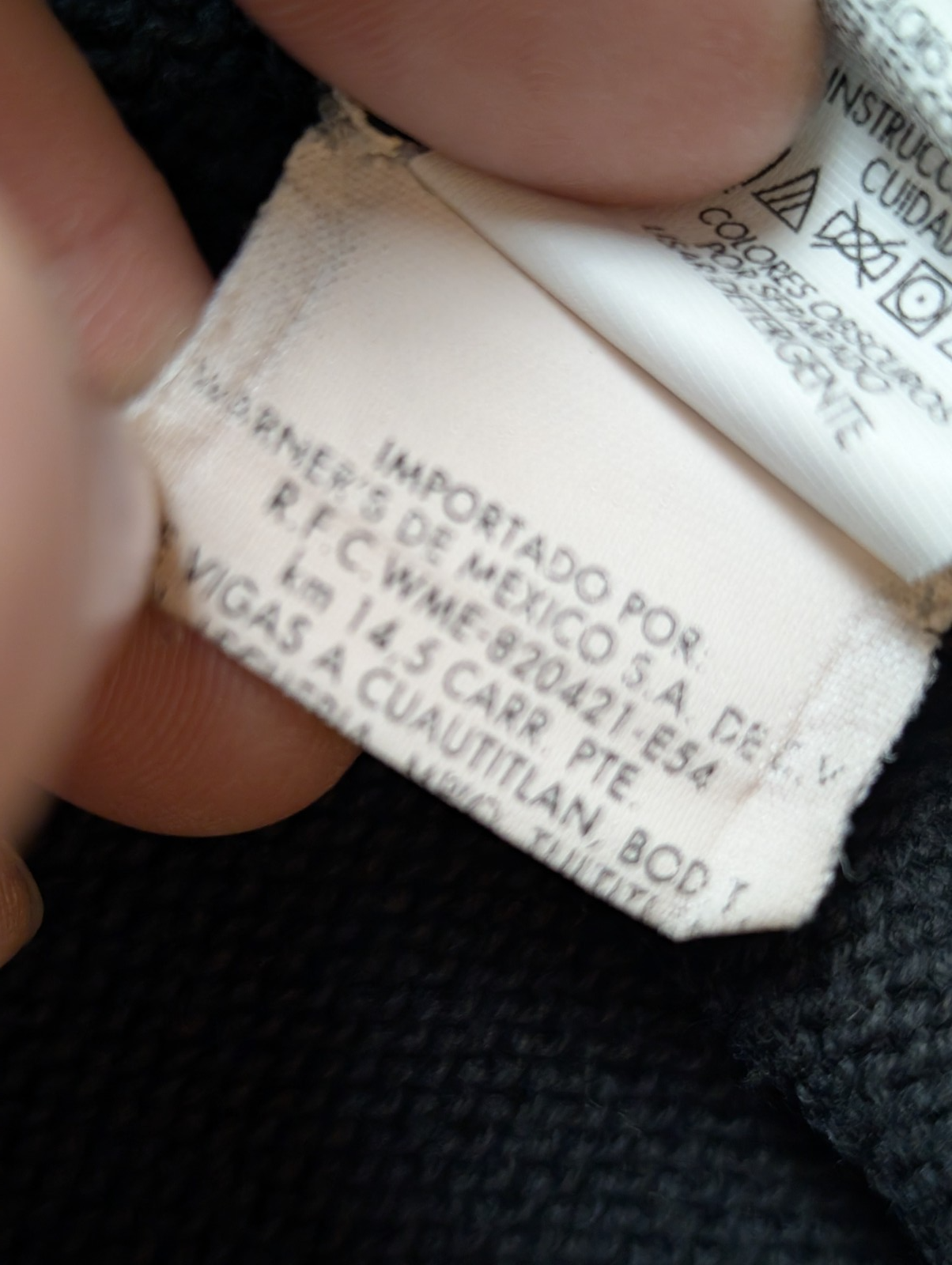 Pull Calvin Klein Femme Noir Col V Coupe Longue Évasée - Taille M