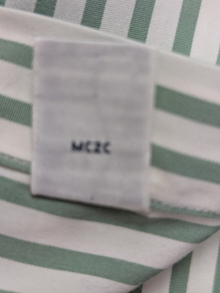 Chemise Ralph Lauren verte à rayures avec poche sans logo taille L #2503