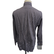 Chemise Ralph Lauren M L Bleue Fins Carreaux Coton Manches Longues