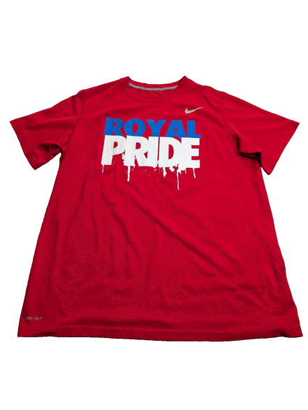 T-shirt Nike Dri-Fit Rouge "Royal Pride" Vintage Taille XL