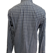 Chemise Polo Ralph Lauren Shirt M Slim Fit Stretch Carreaux Bleu Button Down