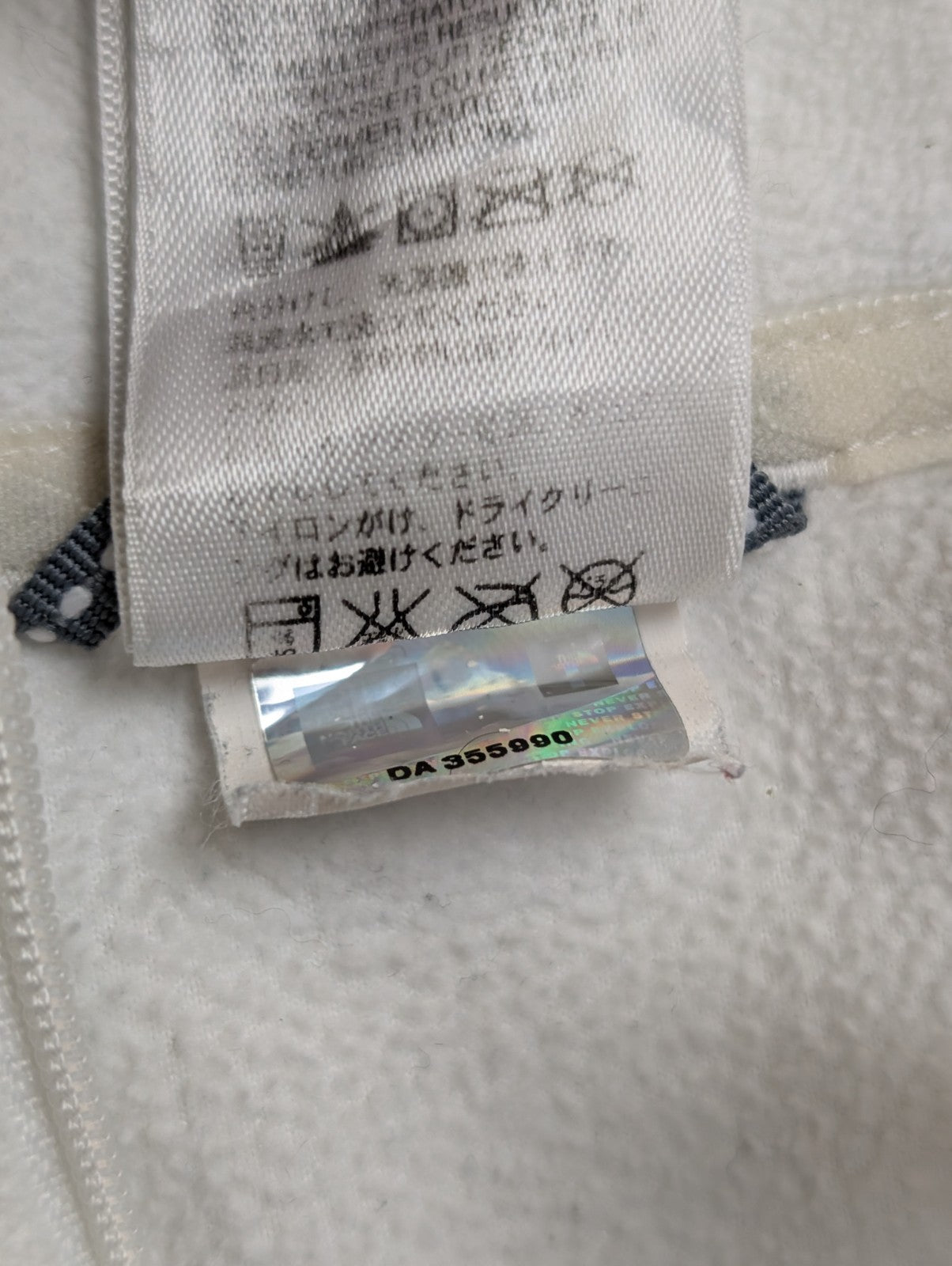 Pull Polaire Femme Blanc The North Face TKA 100 Col Zippé - Taille S