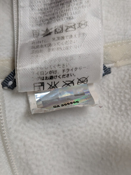 Pull Polaire Femme Blanc The North Face TKA 100 Col Zippé - Taille S