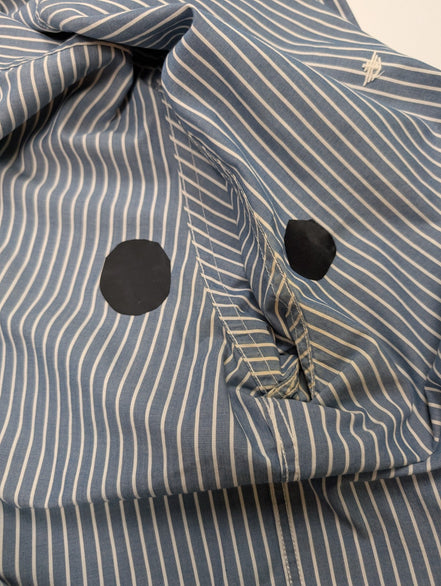 Chemise Dockers bleu à rayures taille L #168msch
