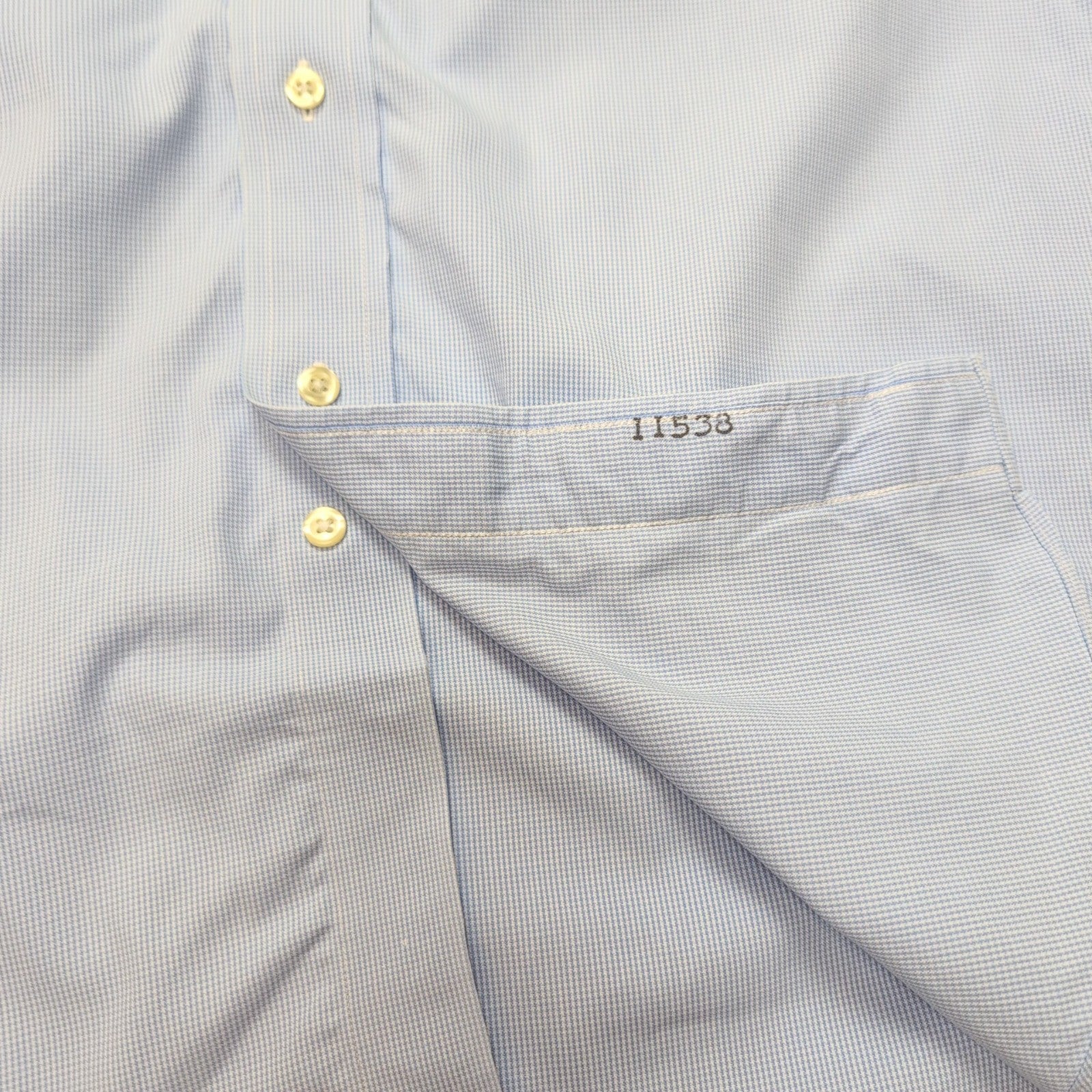 Chemise Brooks Brothers Regent M/L Bleu Pied-de-poule Supima Coton