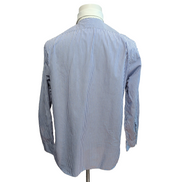 Chemise Polo Ralph Lauren Made Italy L XL Rayures Lilas Vintage manches longues