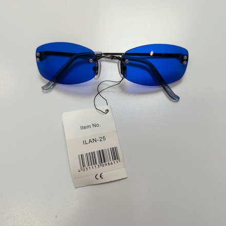 Lunettes de soleil Y2K Cyber Minimaliste Sans Monture Branches Fines