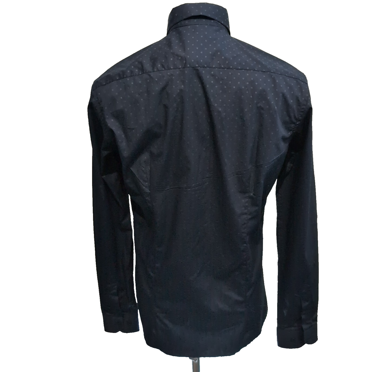 Chemise FYORD Black Label 9 S Slim Fit bleu marine motifs neuve étiquette