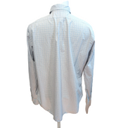 Chemise Ralph Lauren Classic Fit L Carreaux Blanc Bleu Coton