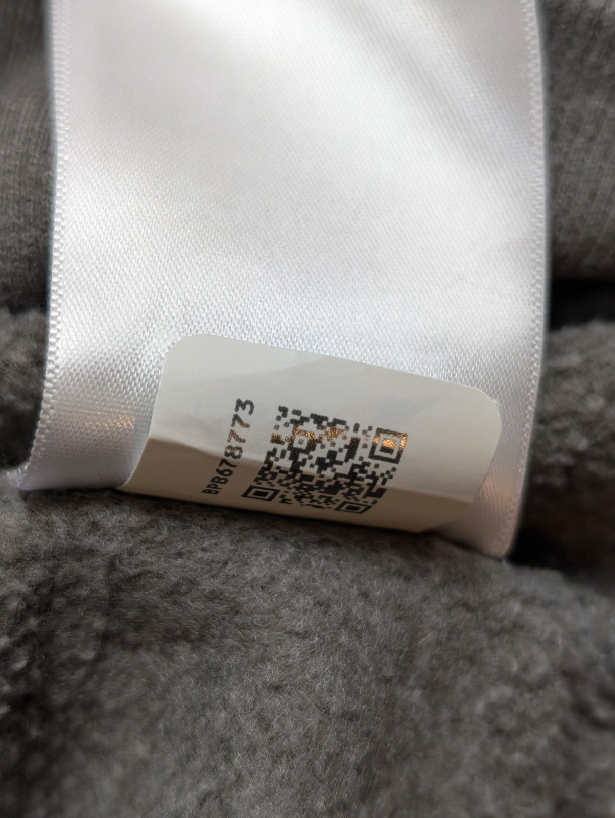 The North Face Sweat à Capuche Gris - Logo Blanc Sérigraphié - Taille M
