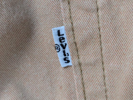 Jean Levi's 508 Regular Taper Marron Clair Beige Homme coupe droite W32 L34