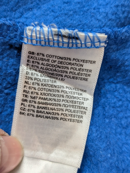 The North Face Sweat à Capuche Bleu Logo Blanc - Taille XL G (18-20 ans)