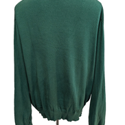 Pull Fin Polo Ralph Lauren Vert Col V Taille XL 100% Coton Pima | 542WSR