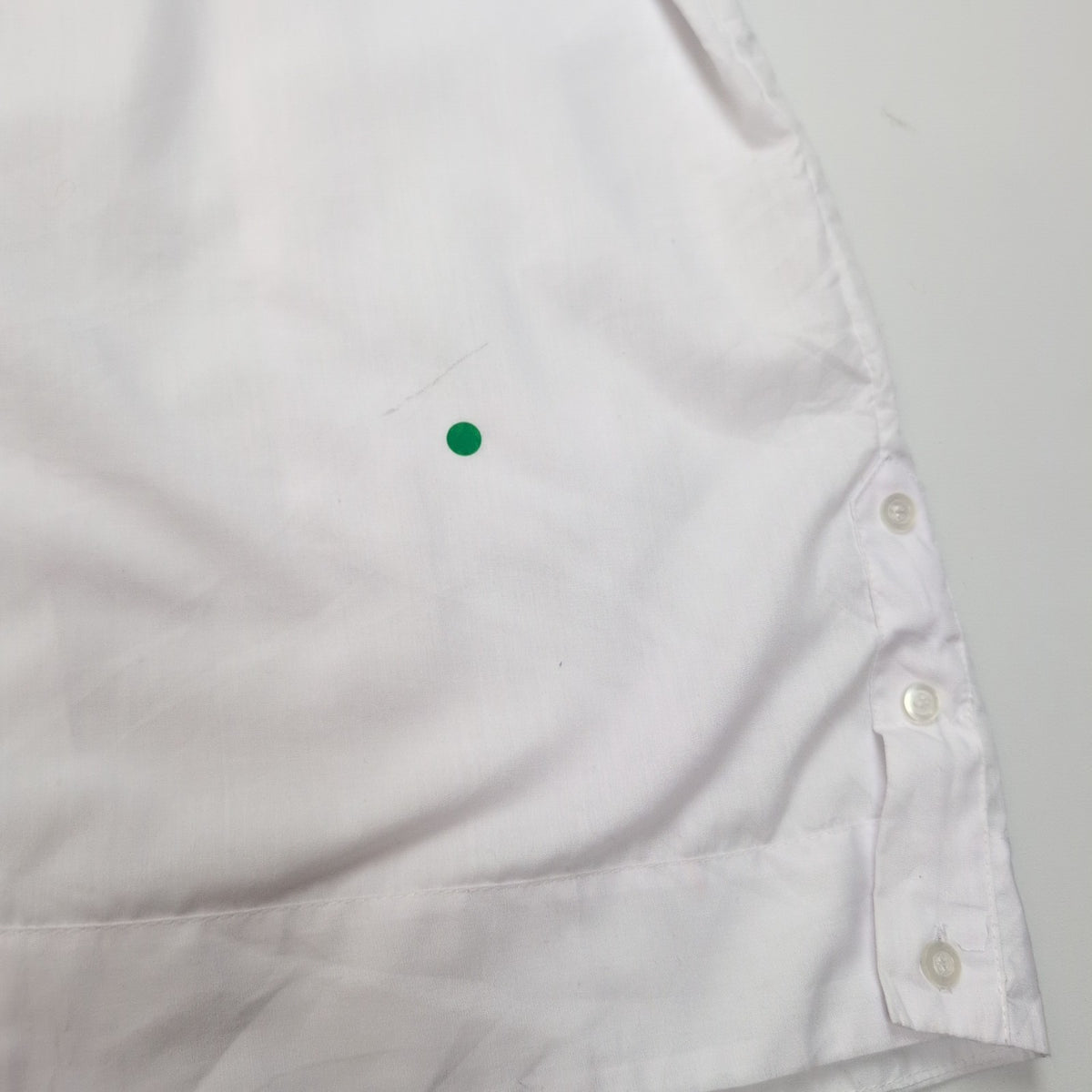 Chemise Hawaïenne Guayabera Ramon 44 XL Blanche 4 Poches Made in Mexico