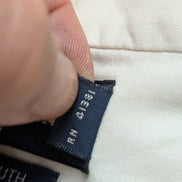 Chemise Ralph Lauren blanche logo marron taille XL #2817