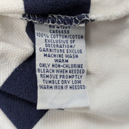 Polo rugby manches courtes Polo Ralph Lauren XXL rayures marine blanc Custom Fit