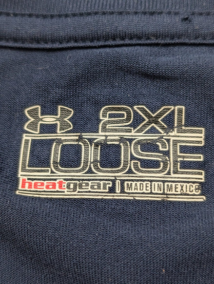 Débardeur de Sport Under Armour HeatGear Bleu Marine Homme Taille 2XL