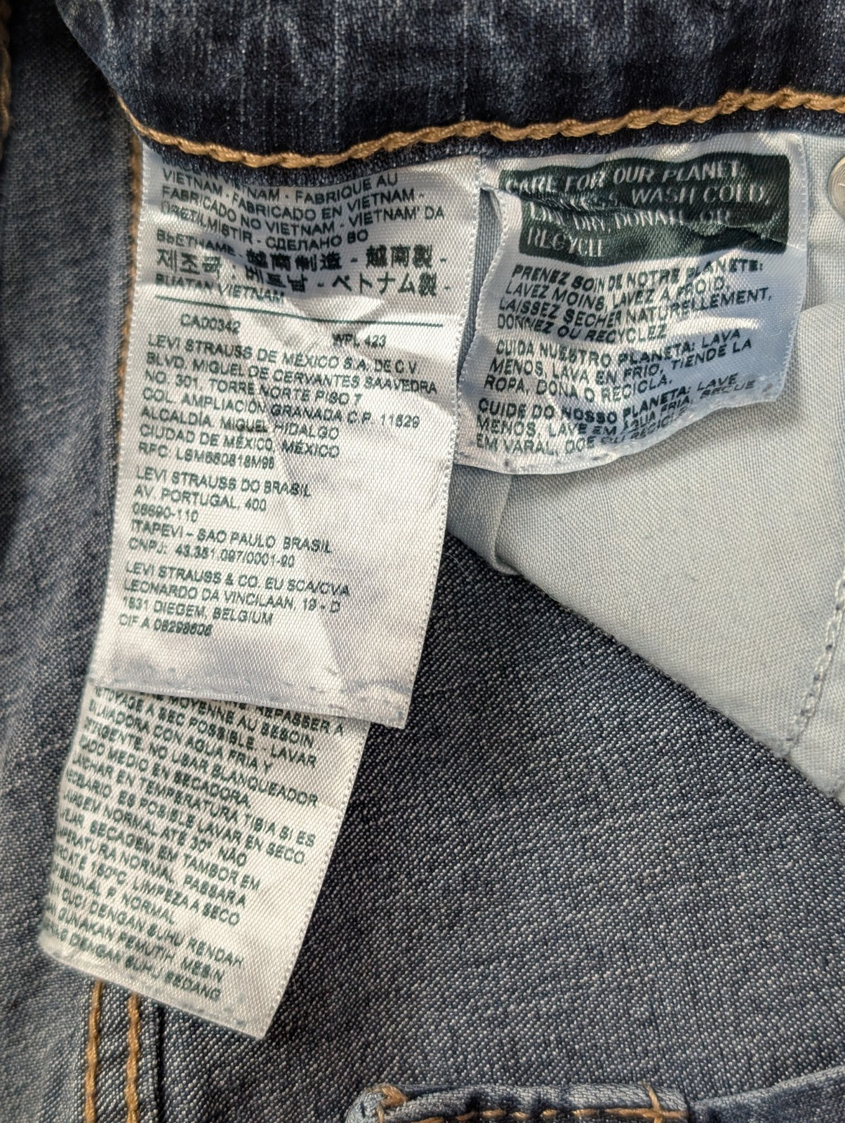 Jean Levi's Femme Bleu Denim Ultra Stretch W31 L30 Intemporel