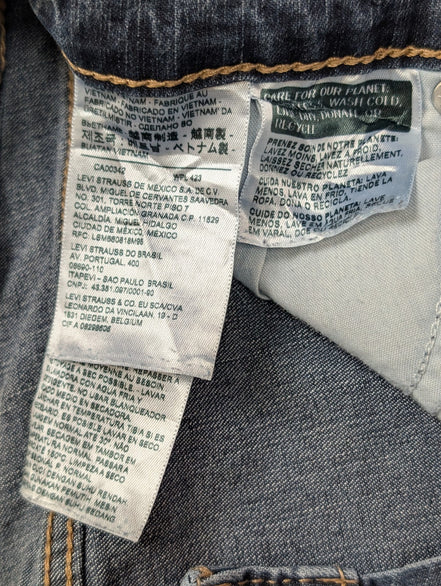 Jean Levi's Femme Bleu Denim Ultra Stretch W31 L30 Intemporel