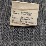 Pull Columbia vintage modèle XCO gris à rayures côtelées homme taille M