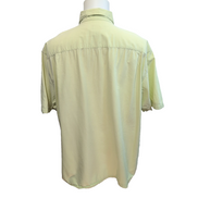 Chemise Hawaïenne Quiksilver XL TG Polynésic Comfort Fit Palmiers Boutons Bois