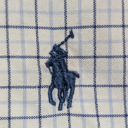 Chemise Ralph Lauren blanche à carreaux taille L/XL #2441
