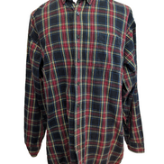 🌲 Chemise L.L. Bean XL-Tall Flanelle Tartan Coton |293S