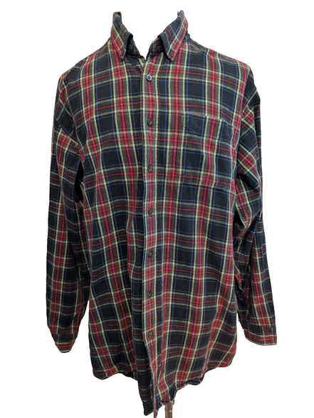 🌲 Chemise L.L. Bean XL-Tall Flanelle Tartan Coton |293S