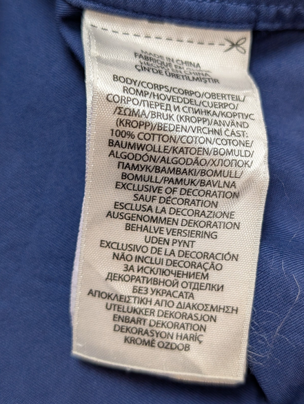 Chemise Ralph Lauren Manches Courtes Slim Fit Bleu Marine Taille S