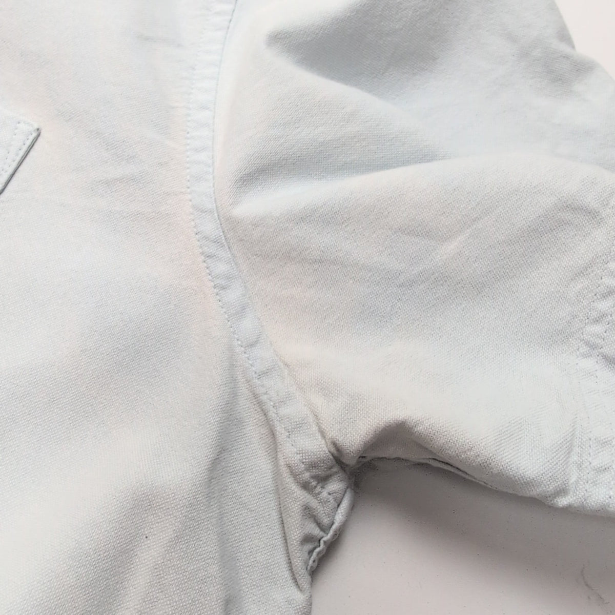 Chemise Lacoste Vintage XL Bleu Clair Regular Fit Poche manches courtes