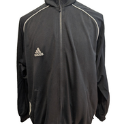 Veste de survêtement Adidas Noir Taille L Sportswear Training Zippée