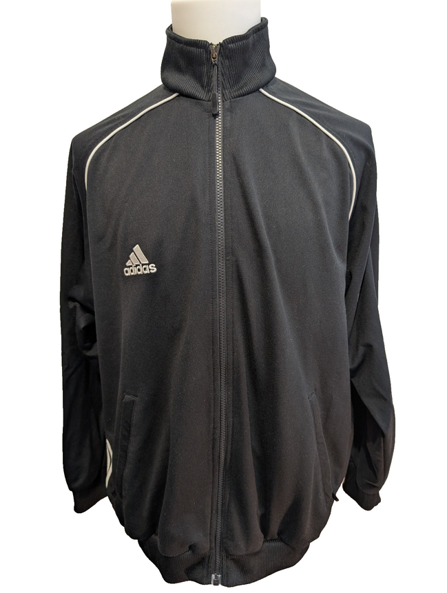 Veste de survêtement Adidas Noir Taille L Sportswear Training Zippée