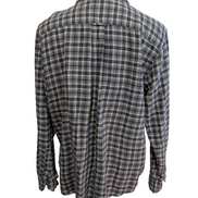 CHAPS Flanelle Grise Bleue XL Logo Brodé TBE VINTAGE 100% Coton | 320S