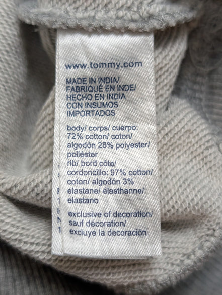 Sweat à Capuche Tommy Hilfiger Gris - Logo Brodé Poitrine - Taille M