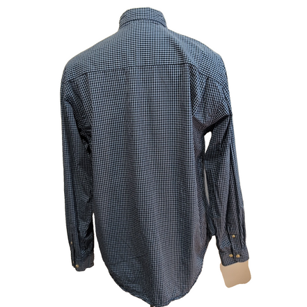 Chemise Wrangler Bleu Marine et Bleu Ciel à Carreaux Taille M / L
