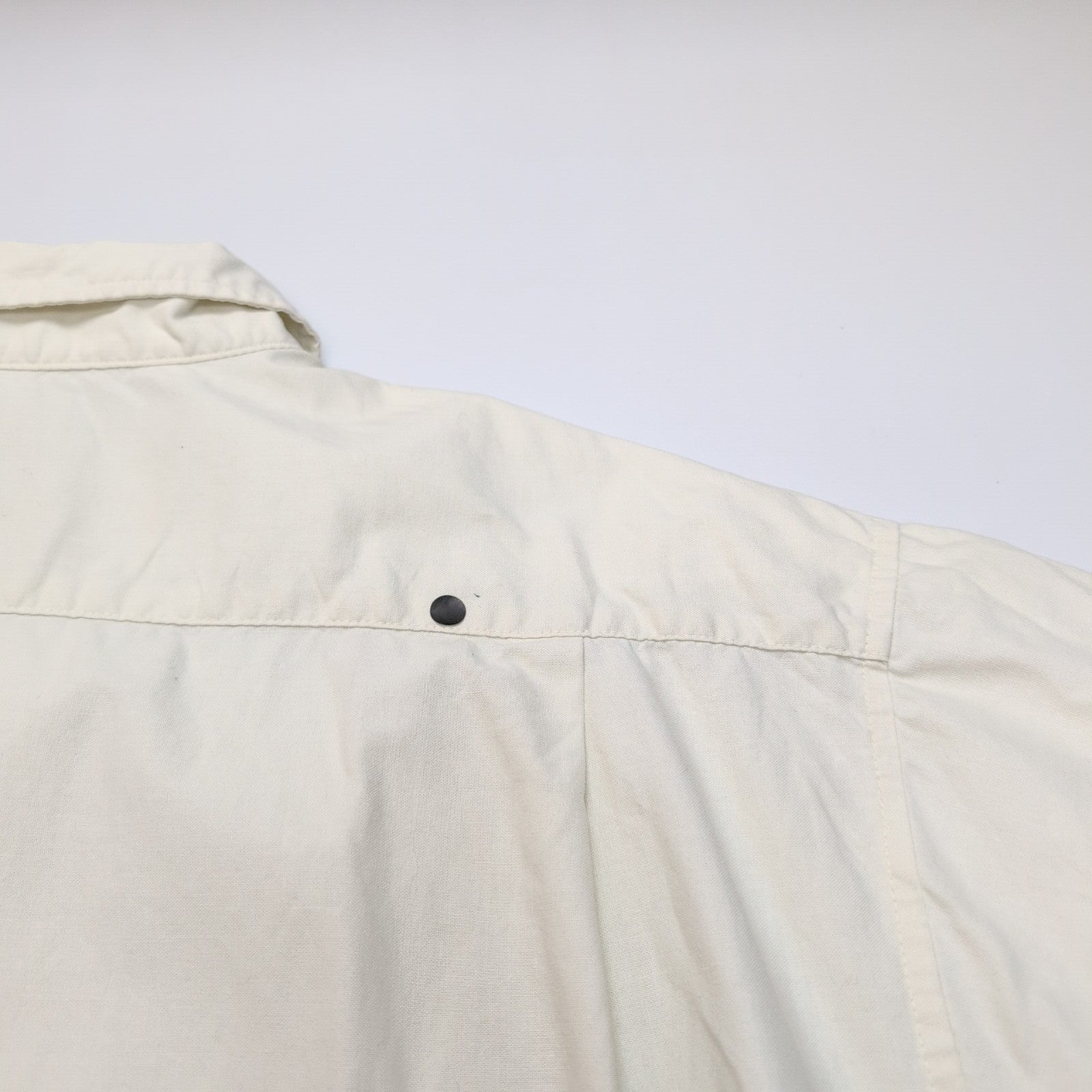 Chemise Hawaïenne Route 66 L 2XL 100% Coton Blanc Feuillage Dominicaine